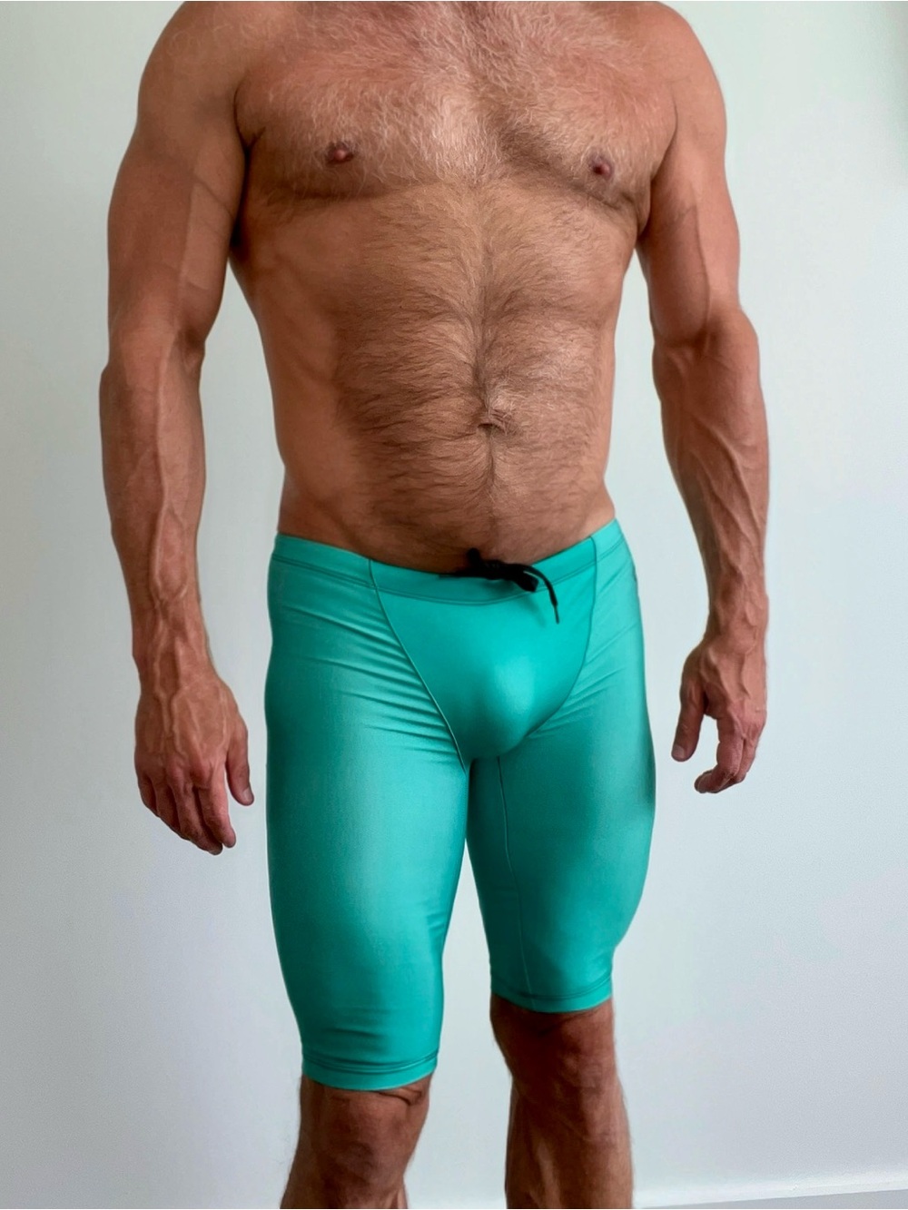Men's Performance Swim Jammer, Teal, Large, by Arena